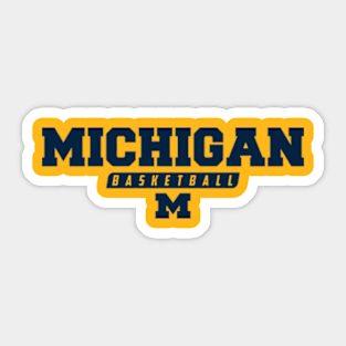 Michigan Basketball Sticker